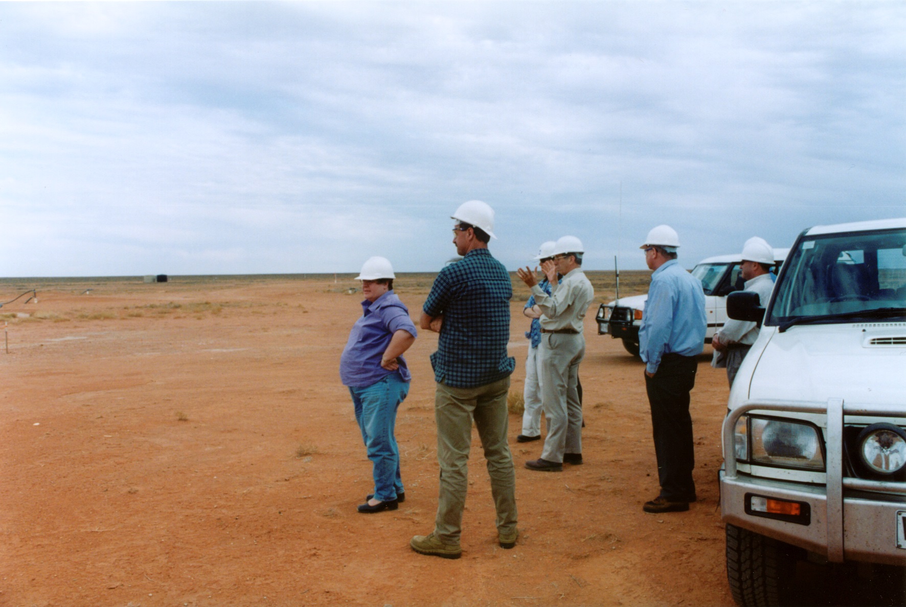Senators at Honeymoon wellfield, 2002.