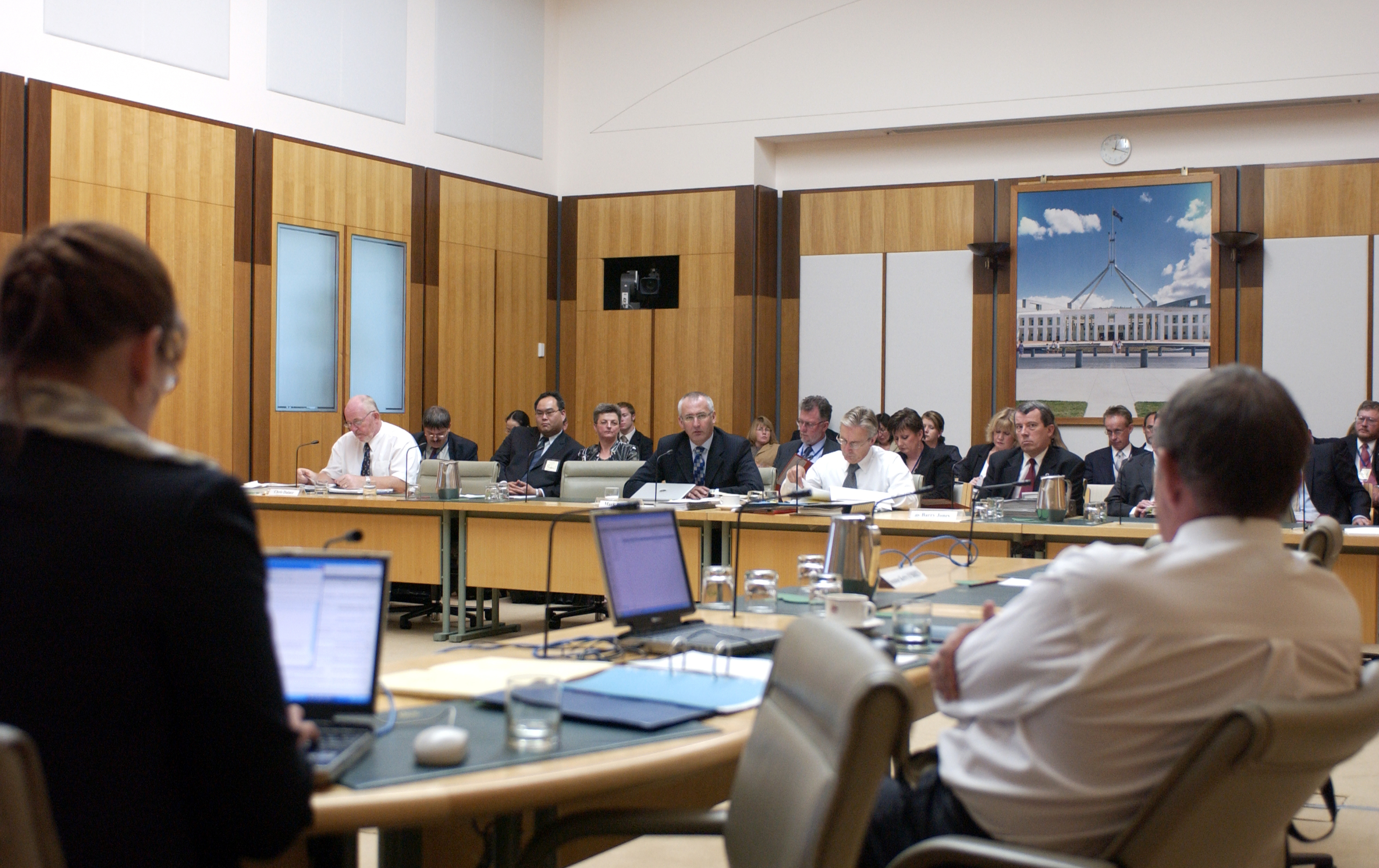 Officials from the Department of Industry, Tourism and Resources appear before the Economics Legislation Committee with Senator the Hon Nick Minchin, Minister for Finance and Administration , 16 February 2005.