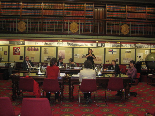 Community Affairs References Committee hearing in the Jubilee Room, Parliament House, Sydney, 13 October 2009.