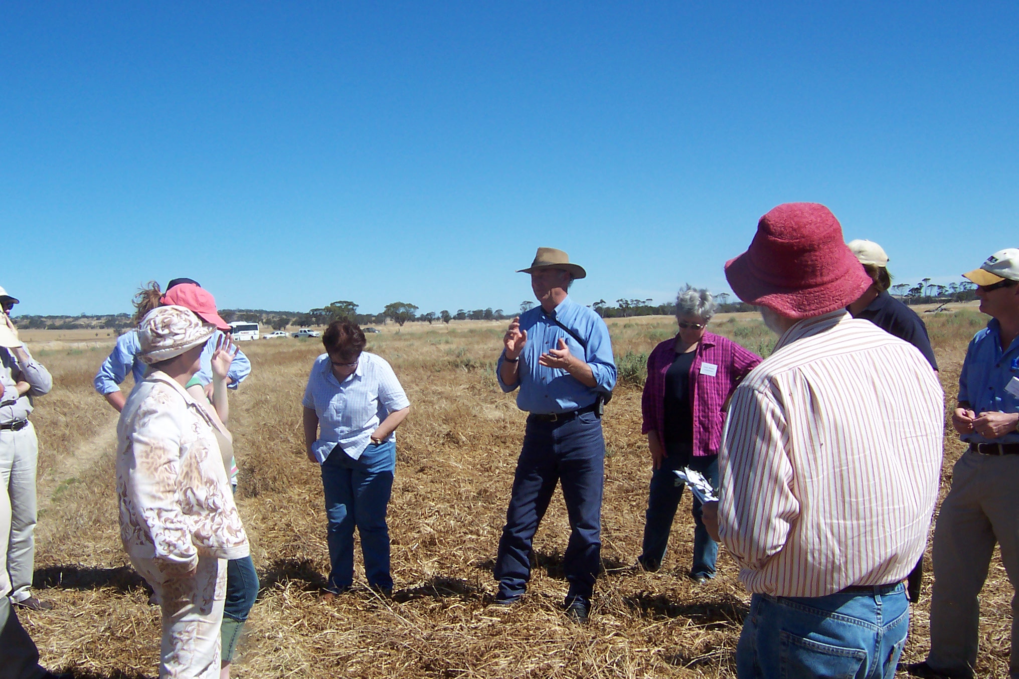 Inspecting farm systems to manage salinity, Great Southern Region of WA, 17 November 2005.