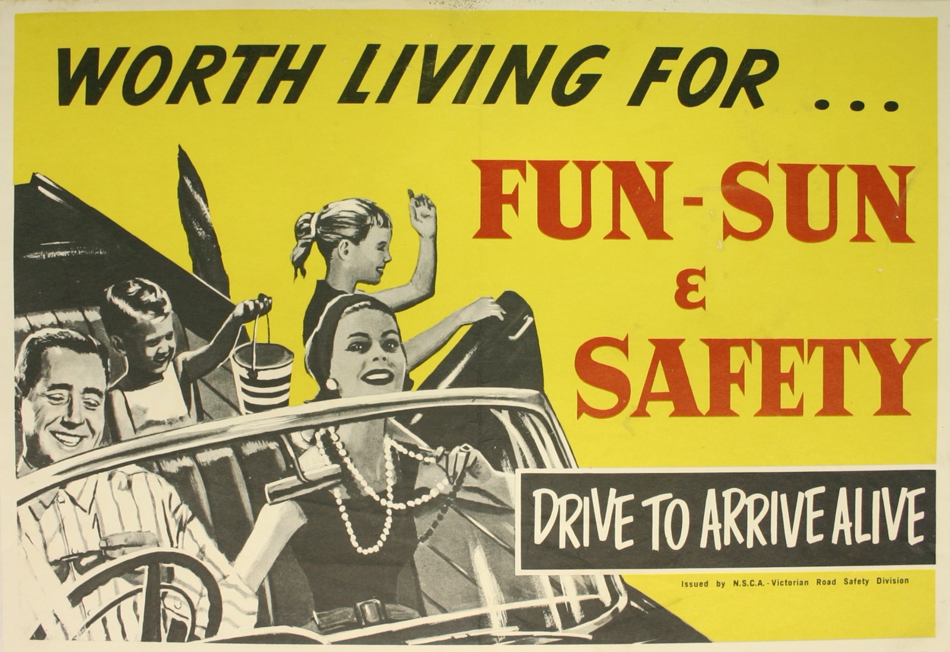 National Safety Council of Australia, Poster, c1965, Museums Victoria
